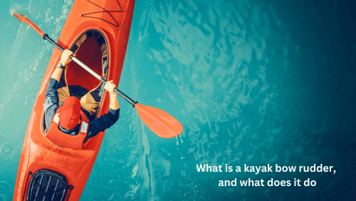 What is a kayak bow rudder and what does it do